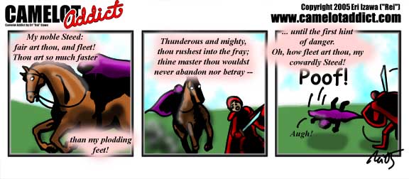 Fleet art thou in fleeing!