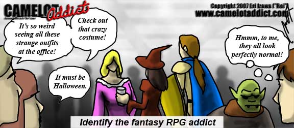 Halloween costumes look ... normal ... to use fantasy RPG addicts....