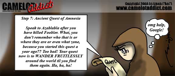 Step 7: Ancient Quest of Amnesia... go to Google to find out where to go next!