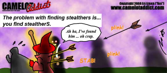 The problem with finding stealthers is... you find stealtherS.