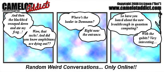 Frogs, blackbirds, healer in Domnann, quantum physics and quantum computing ... all in Vent.