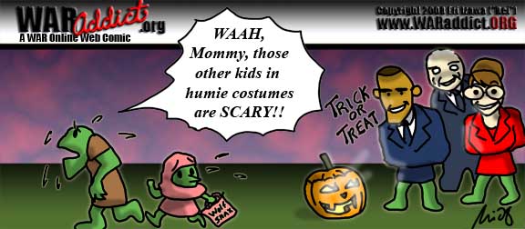 Those other kids in humie costumes are scary, indeed!