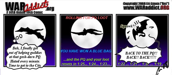 What, I won loot? Go back! Go baaack!