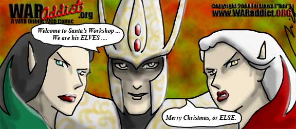 Santa's scary war elves....
