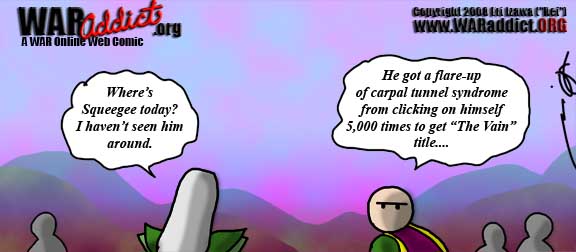 Carpal Tunnel Syndrome from 5000 clicks for The Vain title... gj