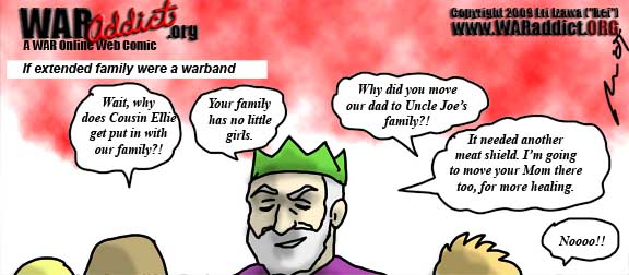 If extended families were warbands... you'd have a megalomaniac patriarch or matriarch... watch out!